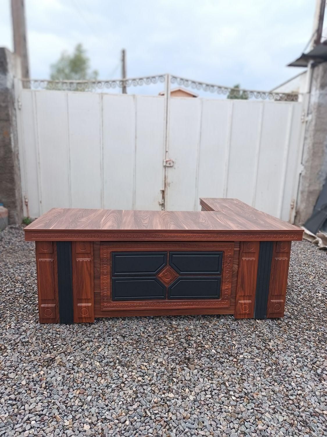 میز مدیریت مدل غزال سایز ۲ متری +ال بغل|دفتر کار|لاهیجان, |دیوار