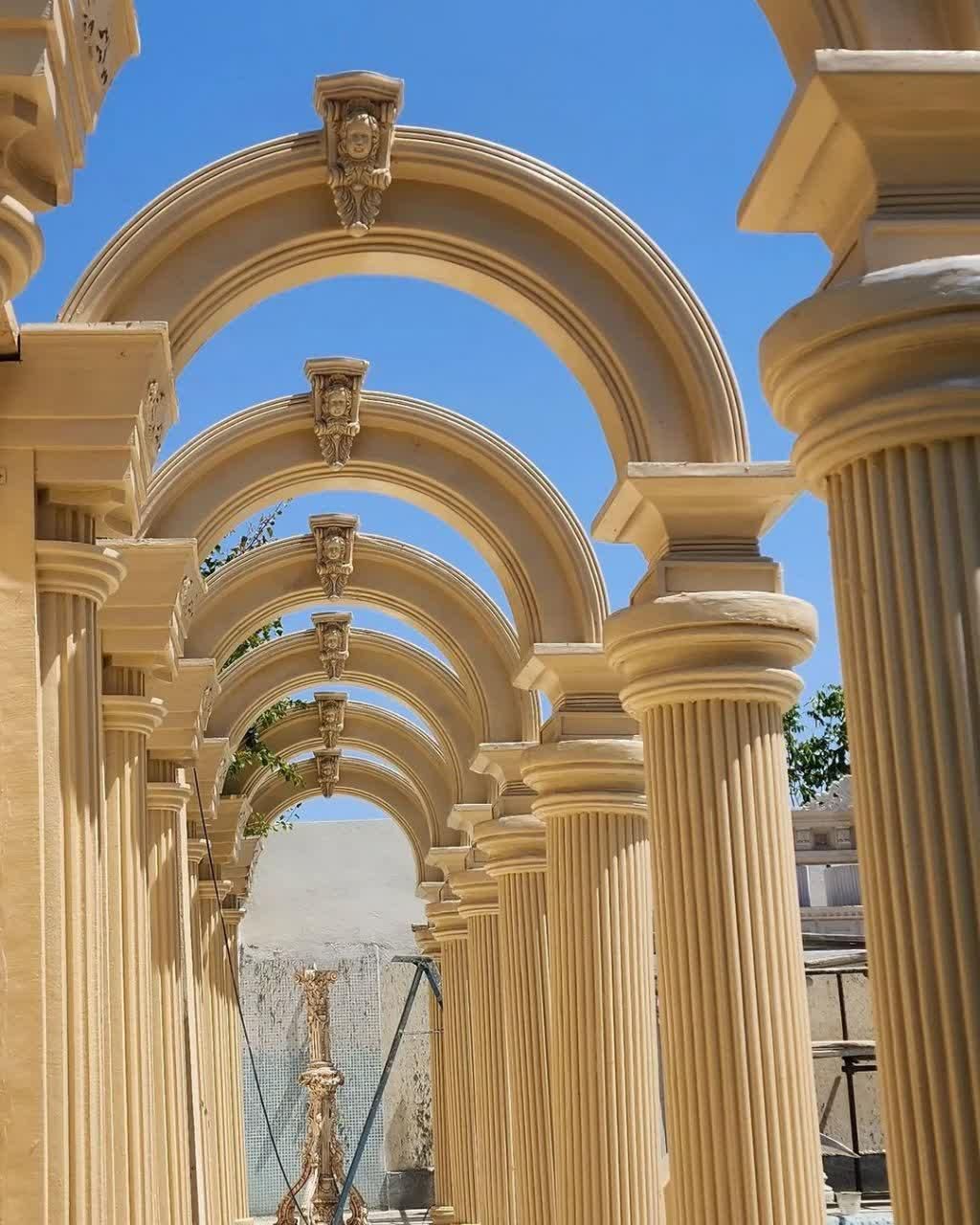 آلاچیق آرک ستون طاق  آبنما فایبرگلاس|مصالح و تجهیزات ساختمان|کاشان, |دیوار