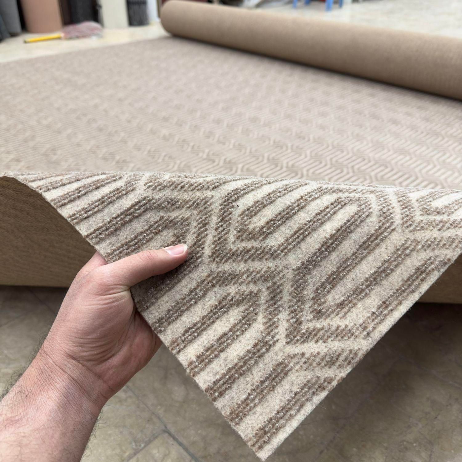 موکت سوزنی دولایه ظریف مصور|موکت|مشهد, توس (بلوار توس)|دیوار