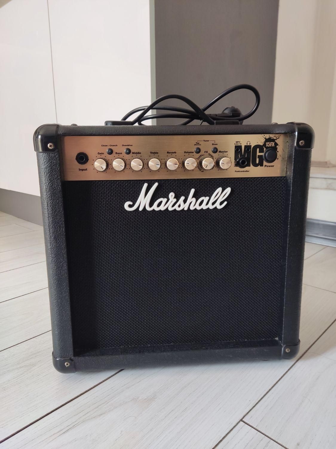 آمپلیفایر گیتار الکتریک Marshall mg15fx|گیتار، بیس، امپلیفایر|تهران, سازمان برنامه|دیوار
