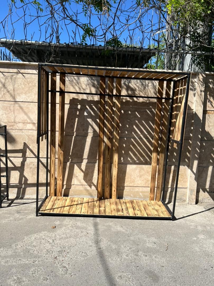 رگال قفسه چوبی دوطرفه پیشخوان رنگی|فروشگاه و مغازه|فردیس, |دیوار