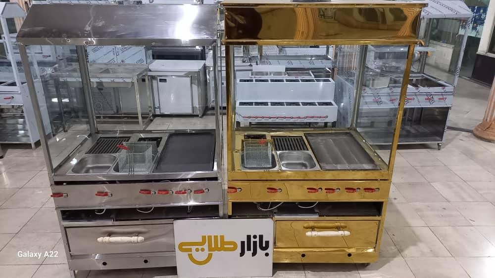 فر سه سرخکن فلافل چدن بزرگ ساندویچی تاپینگ ساندویچ|کافیشاپ و رستوران|تهران, بیسیم|دیوار