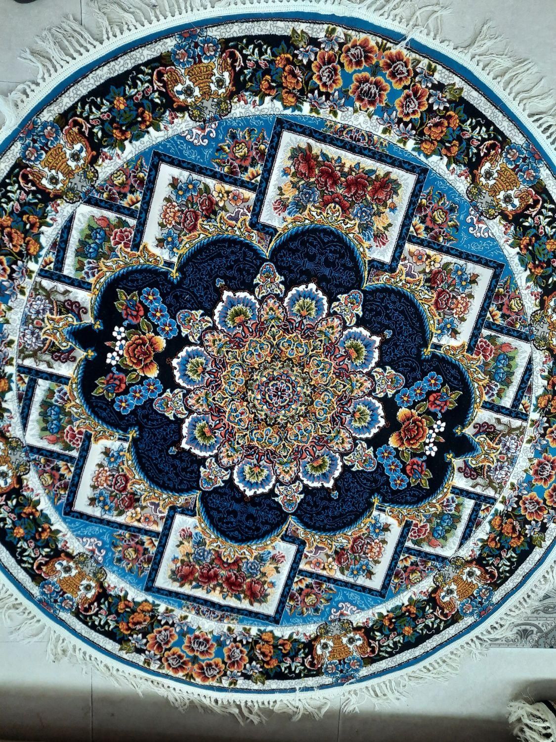 فرش ماهی هریس بیضی دایره|فرش|تبریز, |دیوار