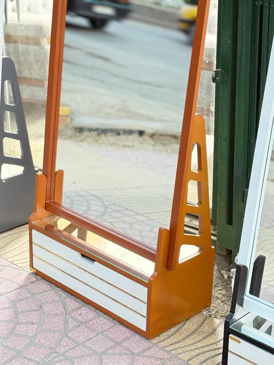 آینه و باکس قدی ام‌دی‌اف سوپر براق 65×200|آینه|سنندج, |دیوار
