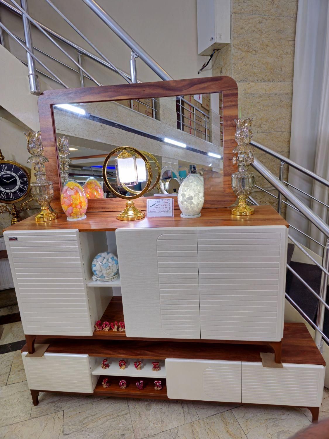 ست آینه کنسول ، میز تلوزیون ، سودا|بوفه، ویترین، کنسول|تبریز, |دیوار