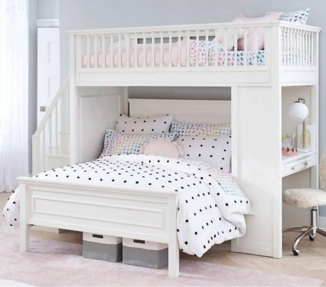 تخت دو طبقه نوجوان|تخت و سرویس خواب|خاوران, |دیوار