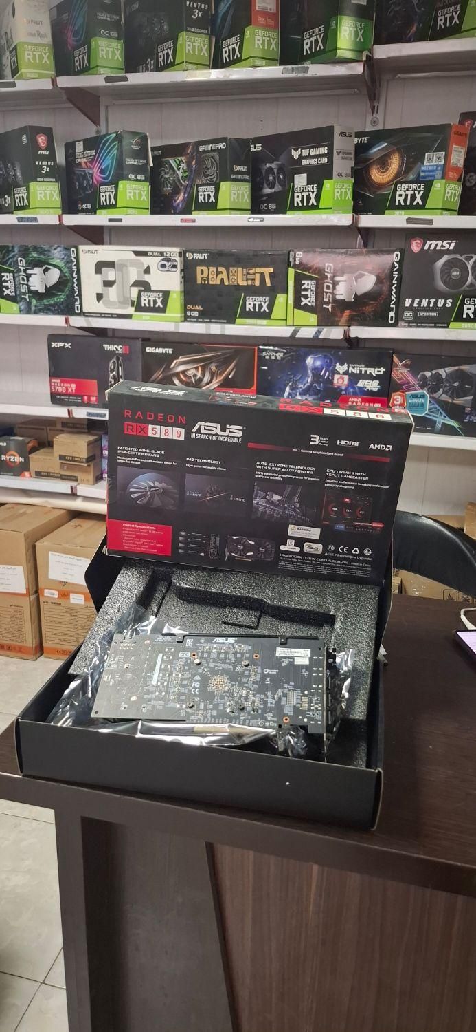 کارت گرافیک ایسوس rx580 asus duall|قطعات و لوازم جانبی رایانه|تهران, آذربایجان|دیوار
