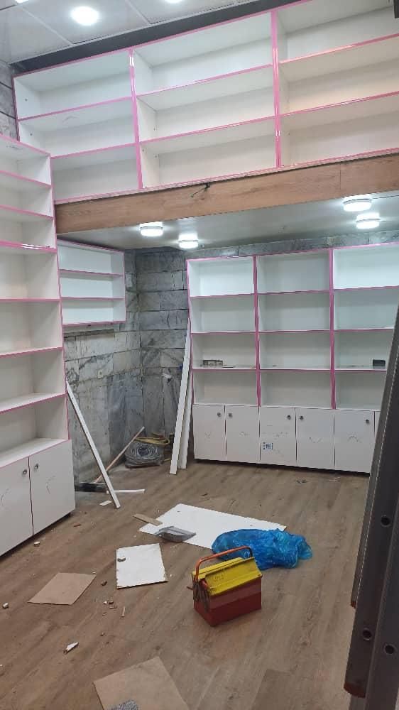 قفسه ویترین .کانتر سفید . دکور . رگال|فروشگاه و مغازه|تهران, سازمان برنامه شمالی|دیوار