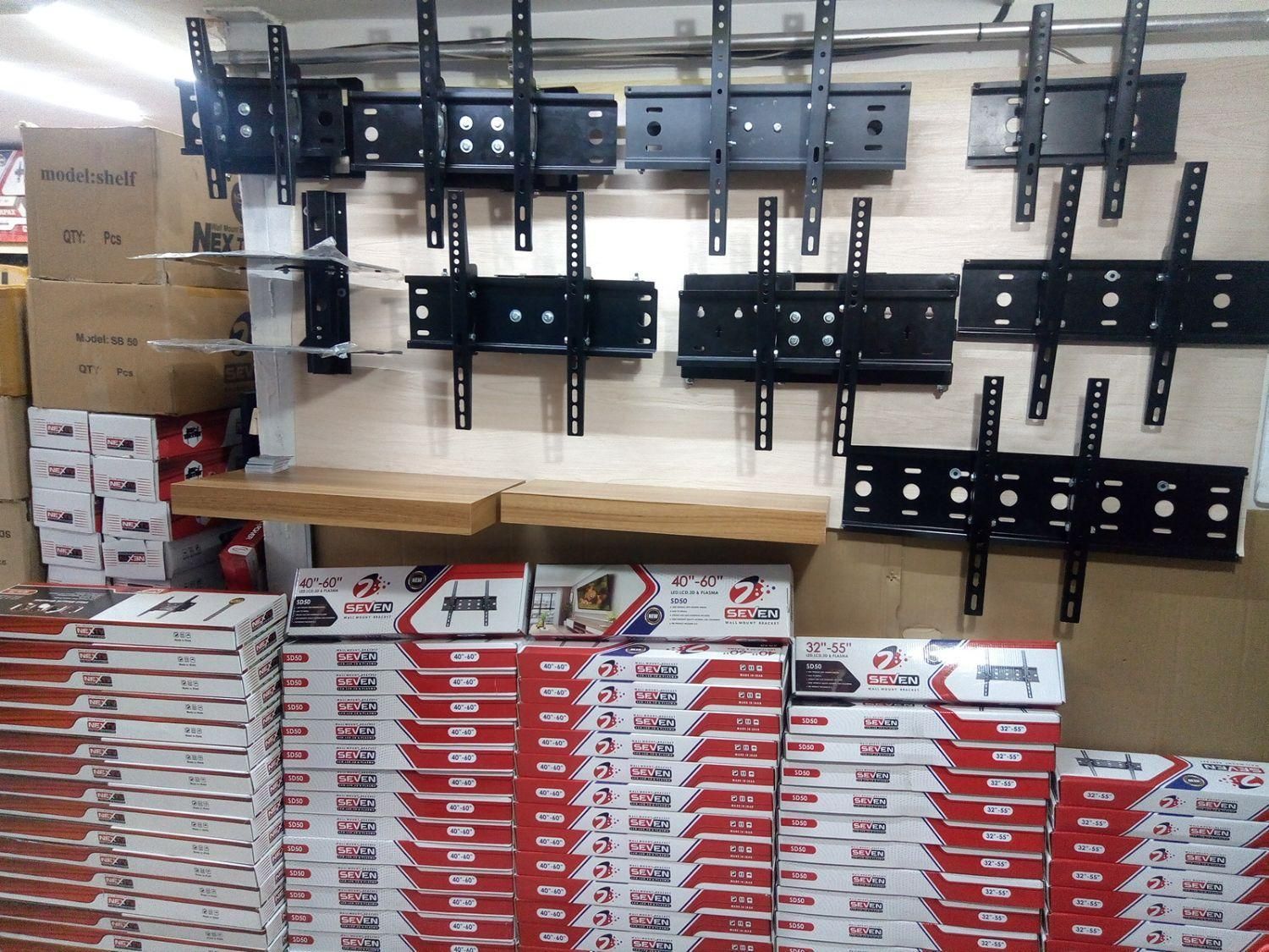 پایه نصب دیواری(جک) تک دو بازو ۴۰-۶۰|تلویزیون و پروژکتور|ارومیه, |دیوار