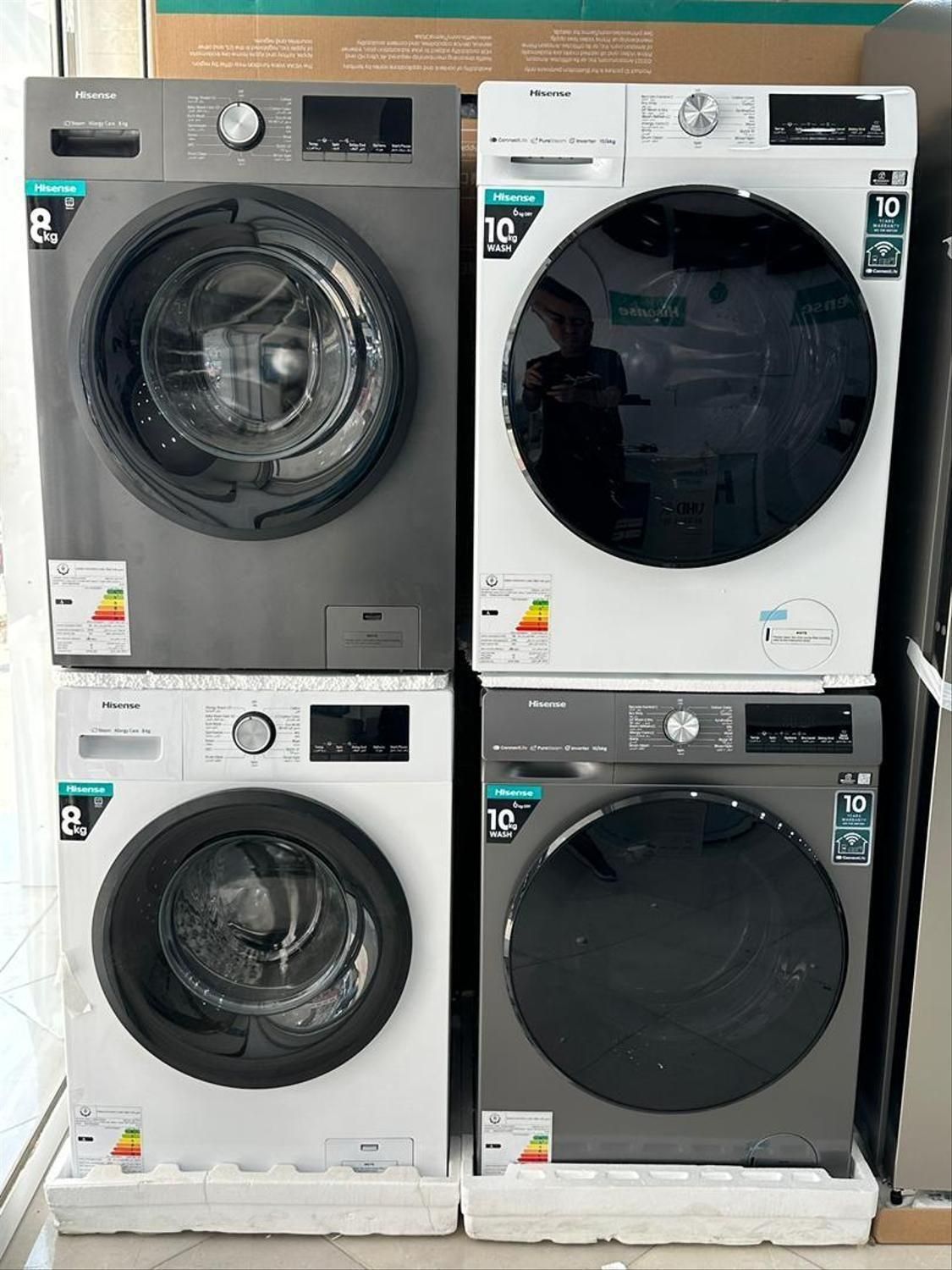 ماشین لباسشویی دوو الجی هایسنس بوش مدل WFH8012D|ماشین لباسشویی و خشک‌کن لباس|اهواز, نادری|دیوار