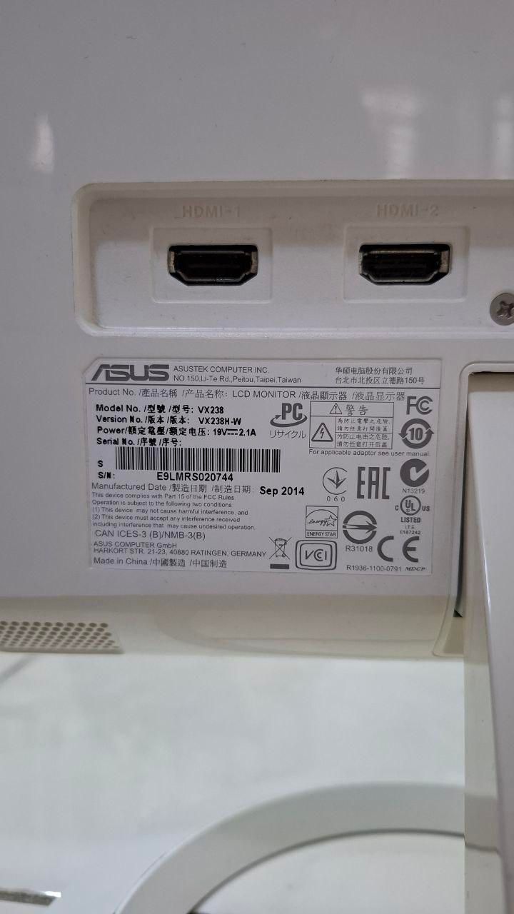 مانیتور ۲۳ اینچ ایسوس مدل VX238H-W|قطعات و لوازم جانبی رایانه|تهران, دبستان|دیوار