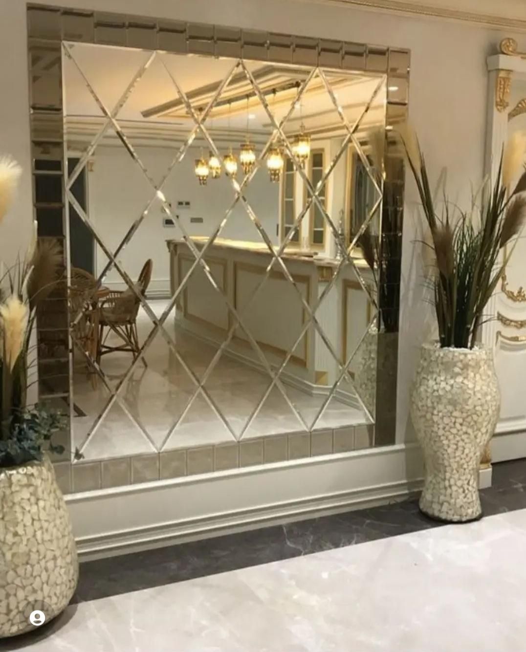 فروش و نصب آینه های دکوراتیو و ماربل شیت|خدمات پیشه و مهارت|پرند, |دیوار