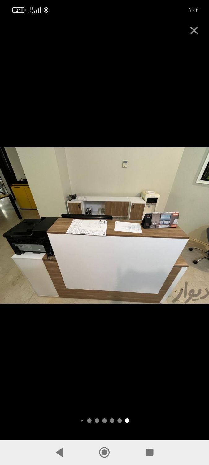 میز منشی همراه فایل پشت برند دنیته|دفتر کار|تهران, شهرک غرب|دیوار