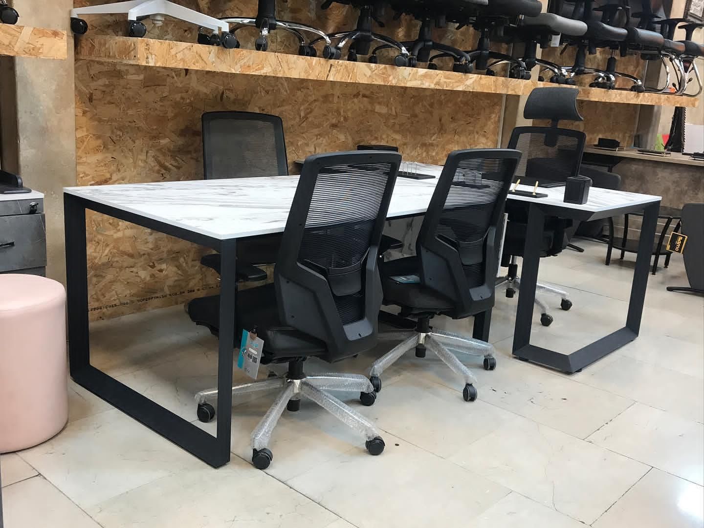 میز مدیریت کارگروهی فلزی مبل اداری مدرن صندلی مش/|دفتر کار|چهاردانگه (تهران), |دیوار