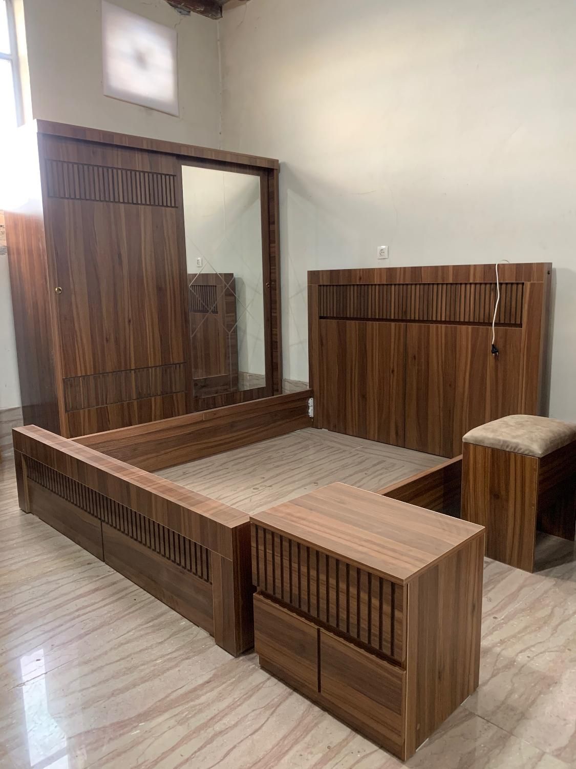 سرویسخواب میلان بااقساط مستقیم ازکارخانه|تخت و سرویس خواب|ارومیه, |دیوار