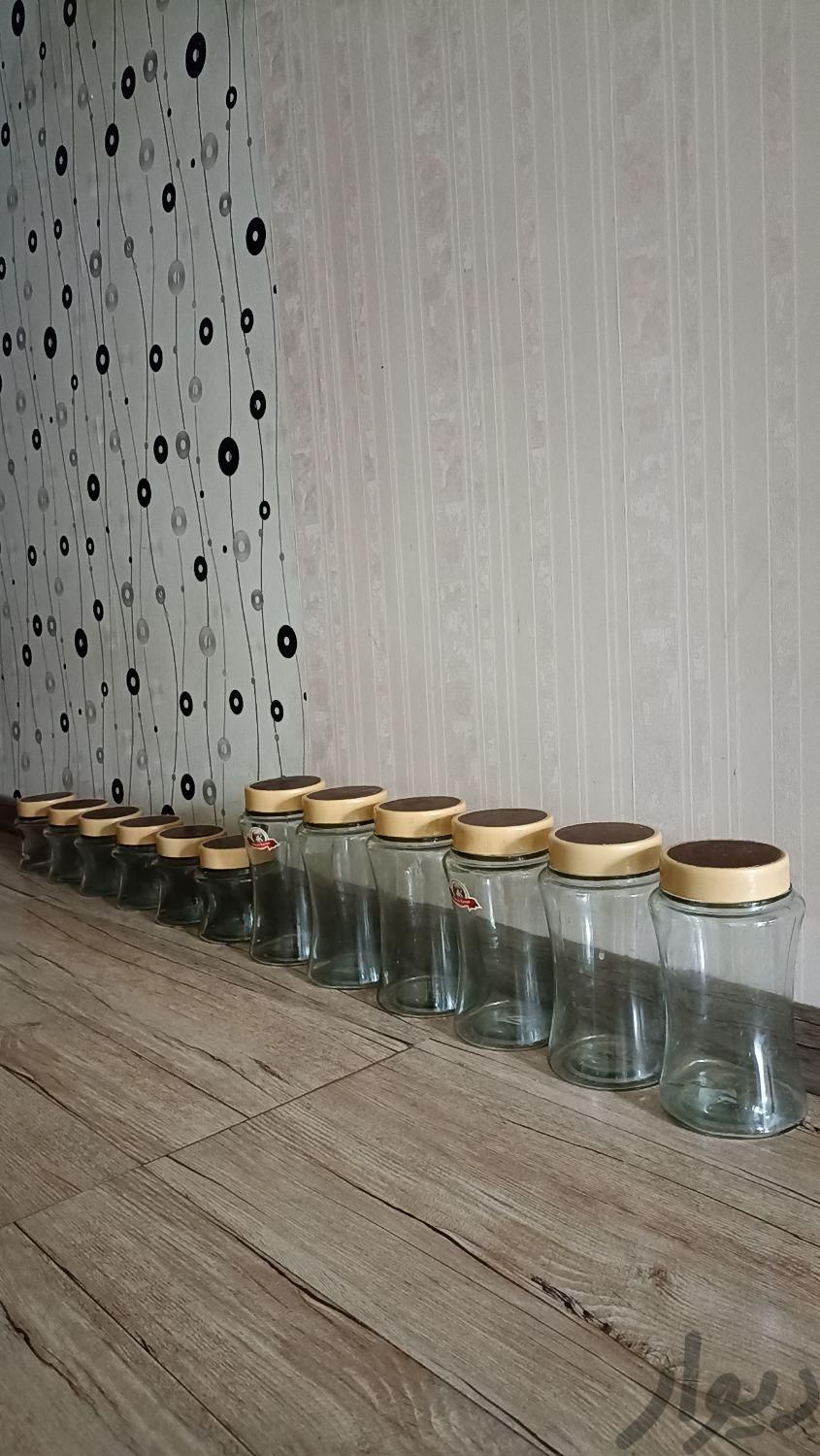 ظرف شیشه ای حبوبات|ظروف نگهدارنده، پلاستیکی و یکبارمصرف|مشهد, راهنمایی|دیوار