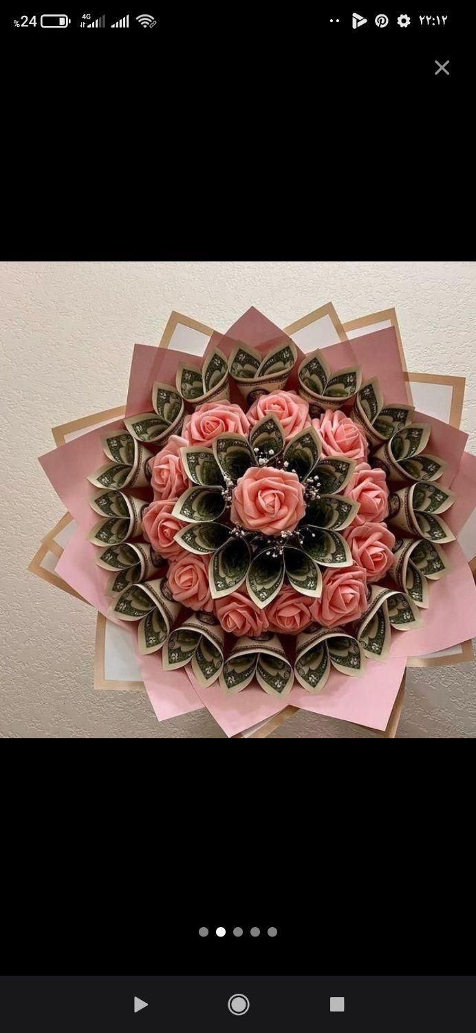دسته گل وباکس روبانی و پولی برای مناسبتها وتولد|گل مصنوعی|اردبیل, |دیوار