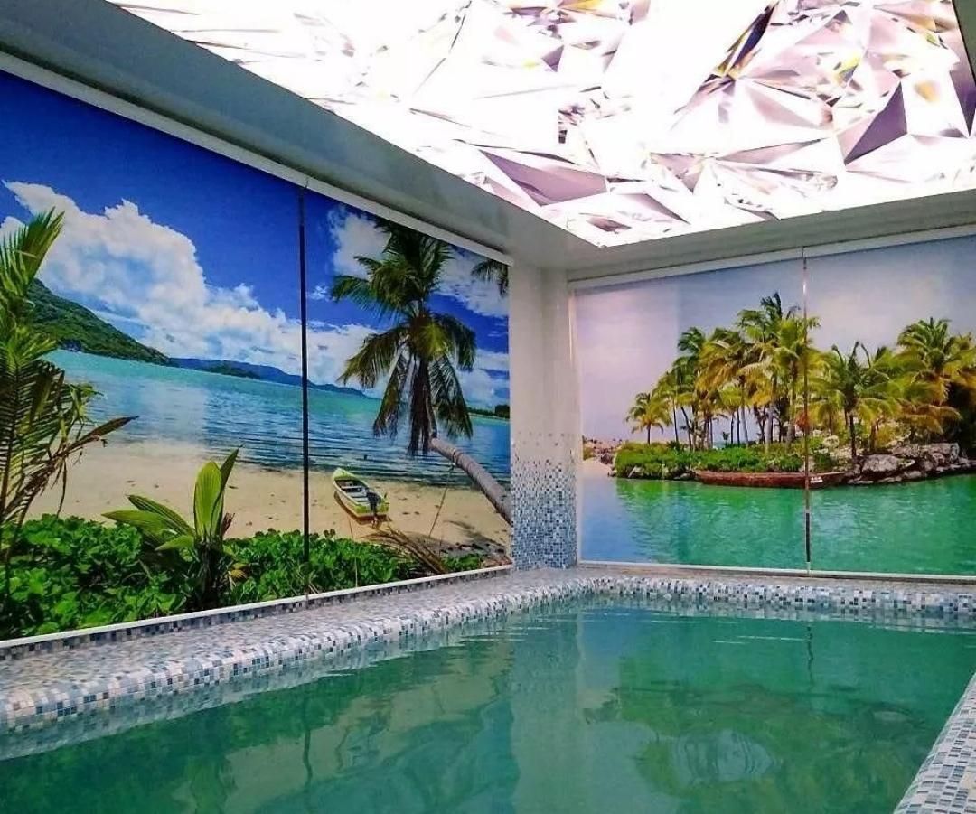 پرده ضد آب استخری. اداری|پرده، رانر، رومیزی|هشتگرد, |دیوار