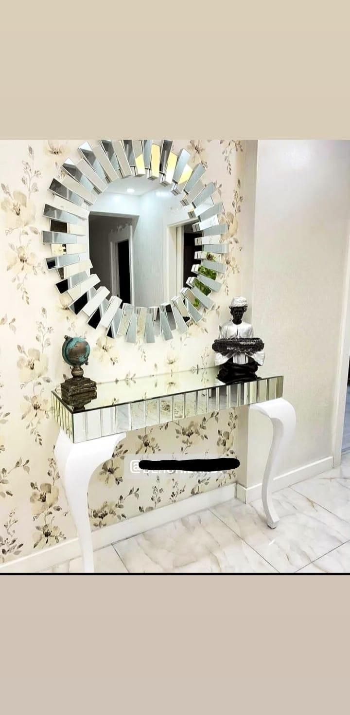 میز کنسول آینه مدل roya طلایی و سفید|بوفه، ویترین، کنسول|تهران, بازار|دیوار