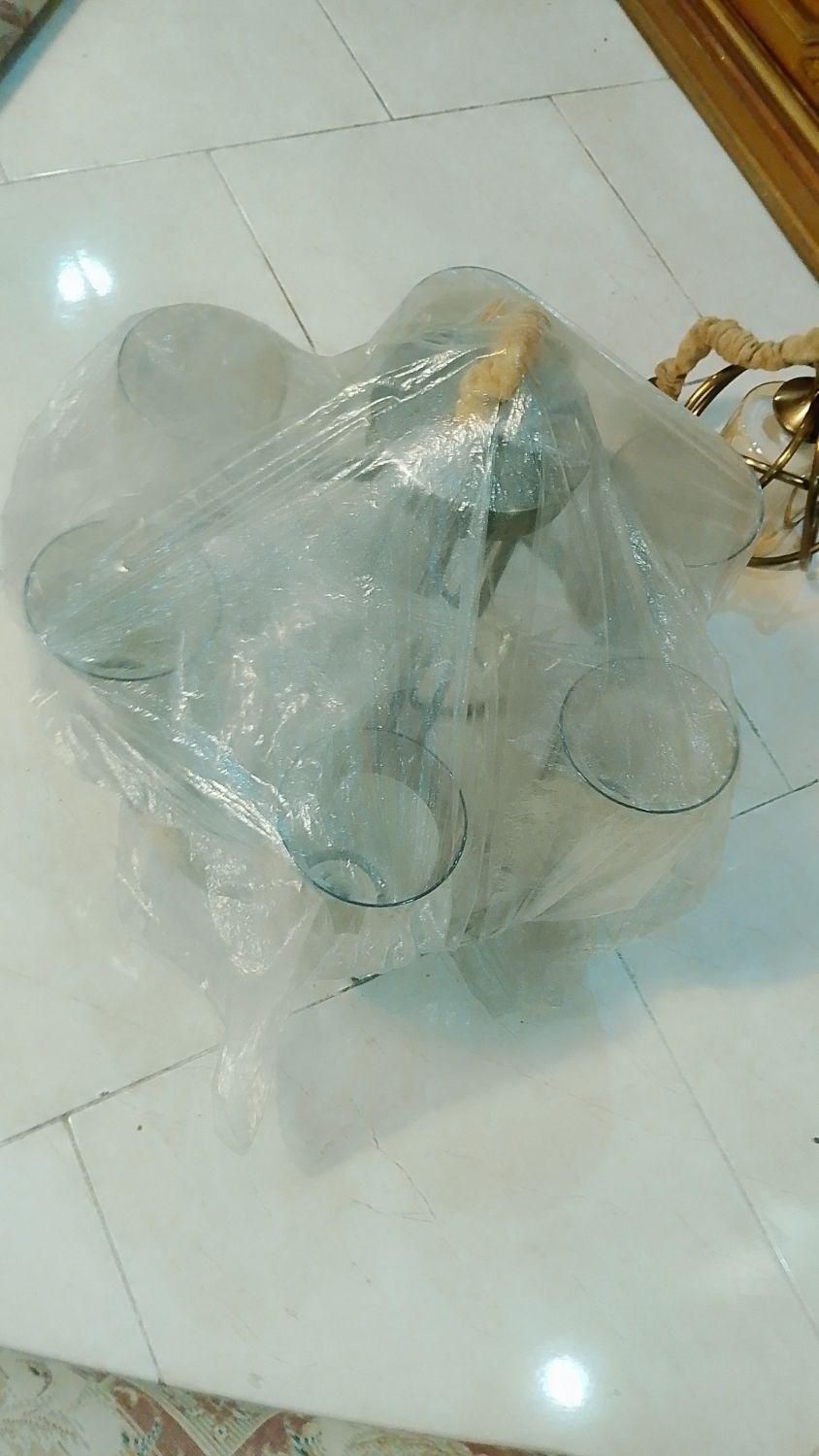 ست کامل آباژور ۱/۵متری لوستر ۳عدد پذیرای آشپزخانه|لوستر و چراغ آویز|تهران, جی|دیوار