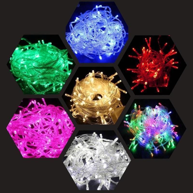 ریسه سوزنی / تزیینی هفت رنگی / جشن تولدی|ریسه و چراغ تزئینی|اصفهان, رزمندگان|دیوار