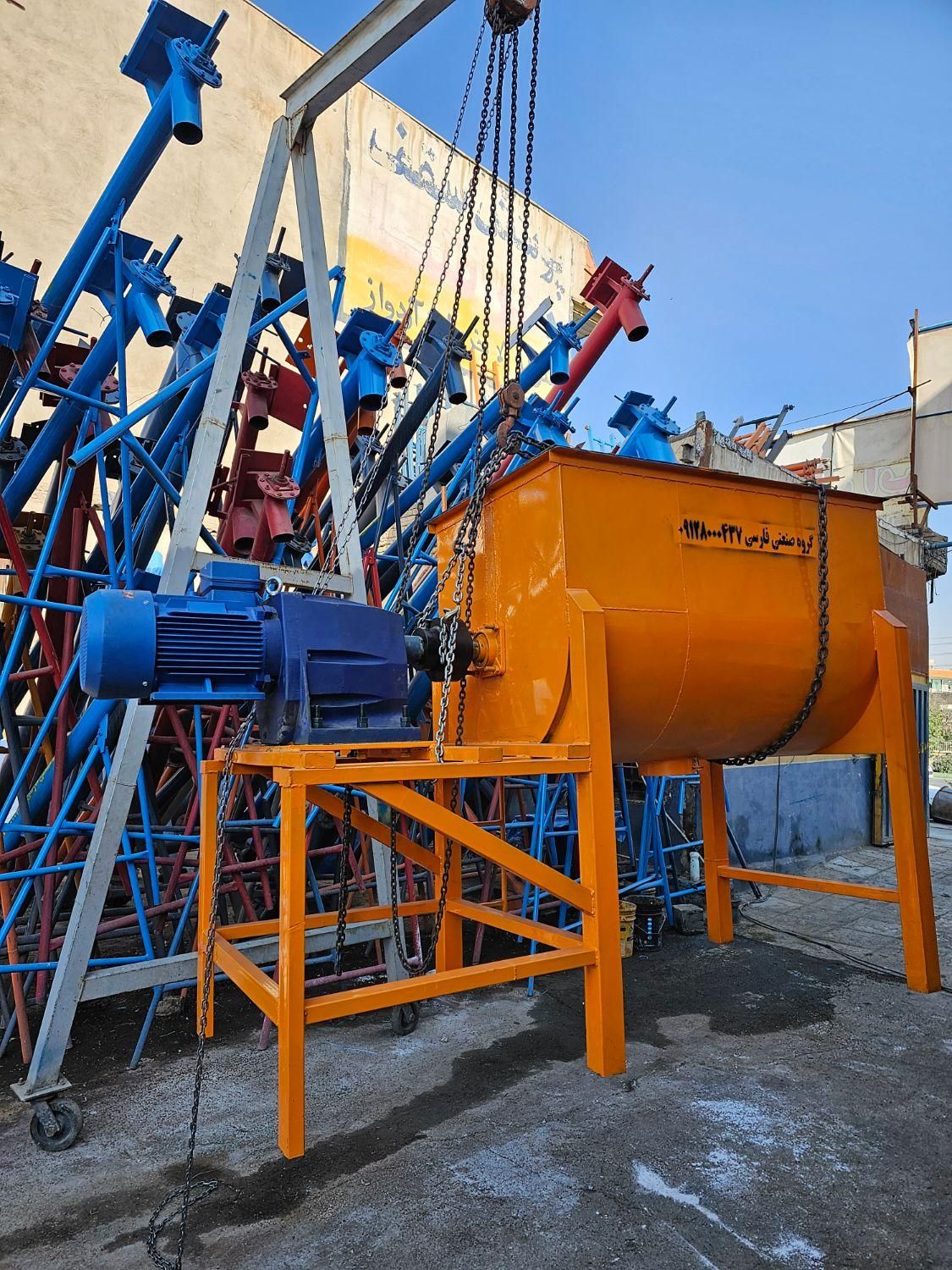 اقساط میکسر نوارنقاله نوار نقاله کانوایر تسمه لوله|ماشین‌آلات صنعتی|شریف‌آباد, |دیوار