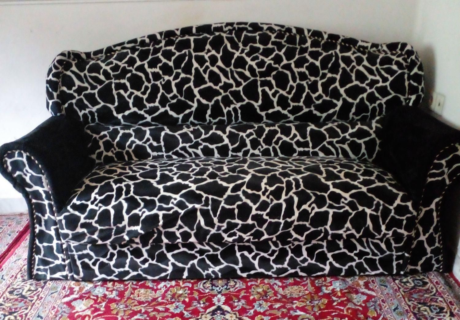 مبل راحتی پلنگی ۷ نفره|مبلمان خانگی و میز عسلی|پل سفید, |دیوار