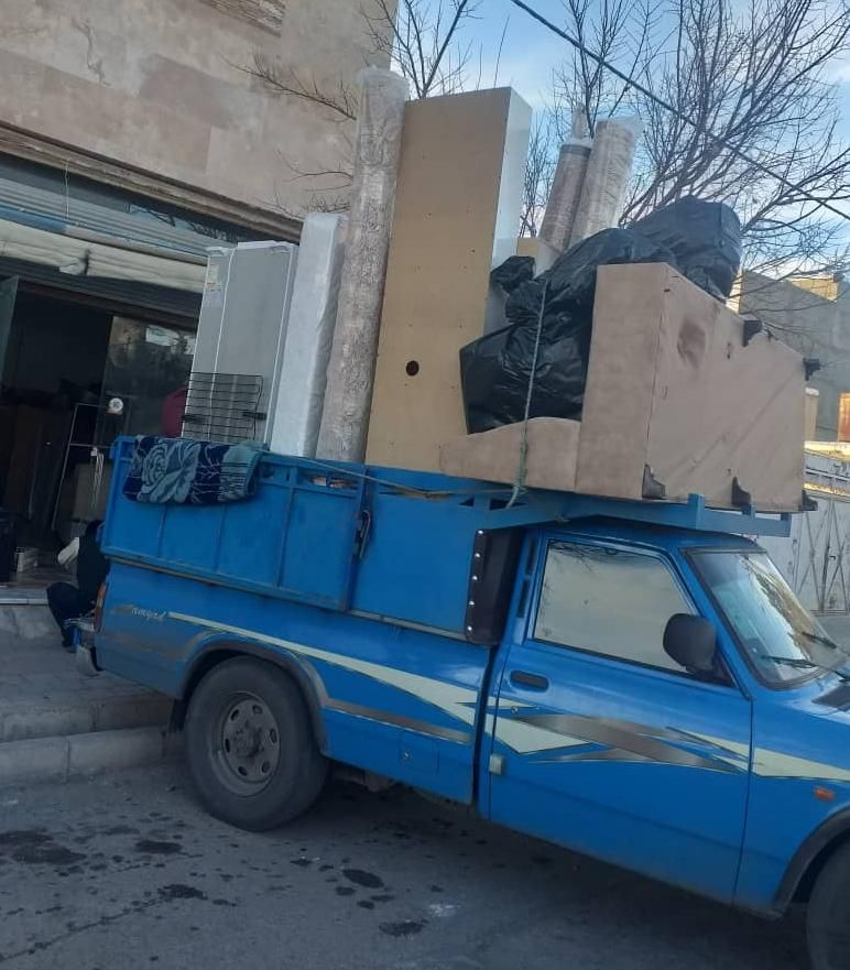 باربری نیسان بار ــکامیون باکارگران حرفی|خدمات حمل و نقل|محمدیه-قزوین, |دیوار