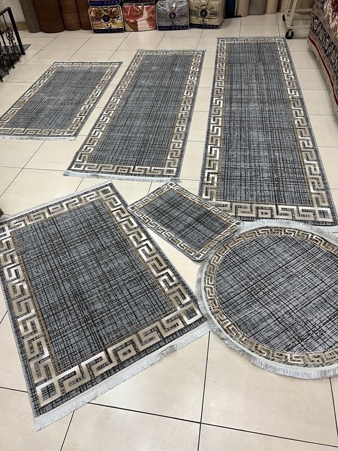 فرش ۳*۱ نخ بامبو ترکیه با پادری در فرش نادر|فرش|تبریز, |دیوار