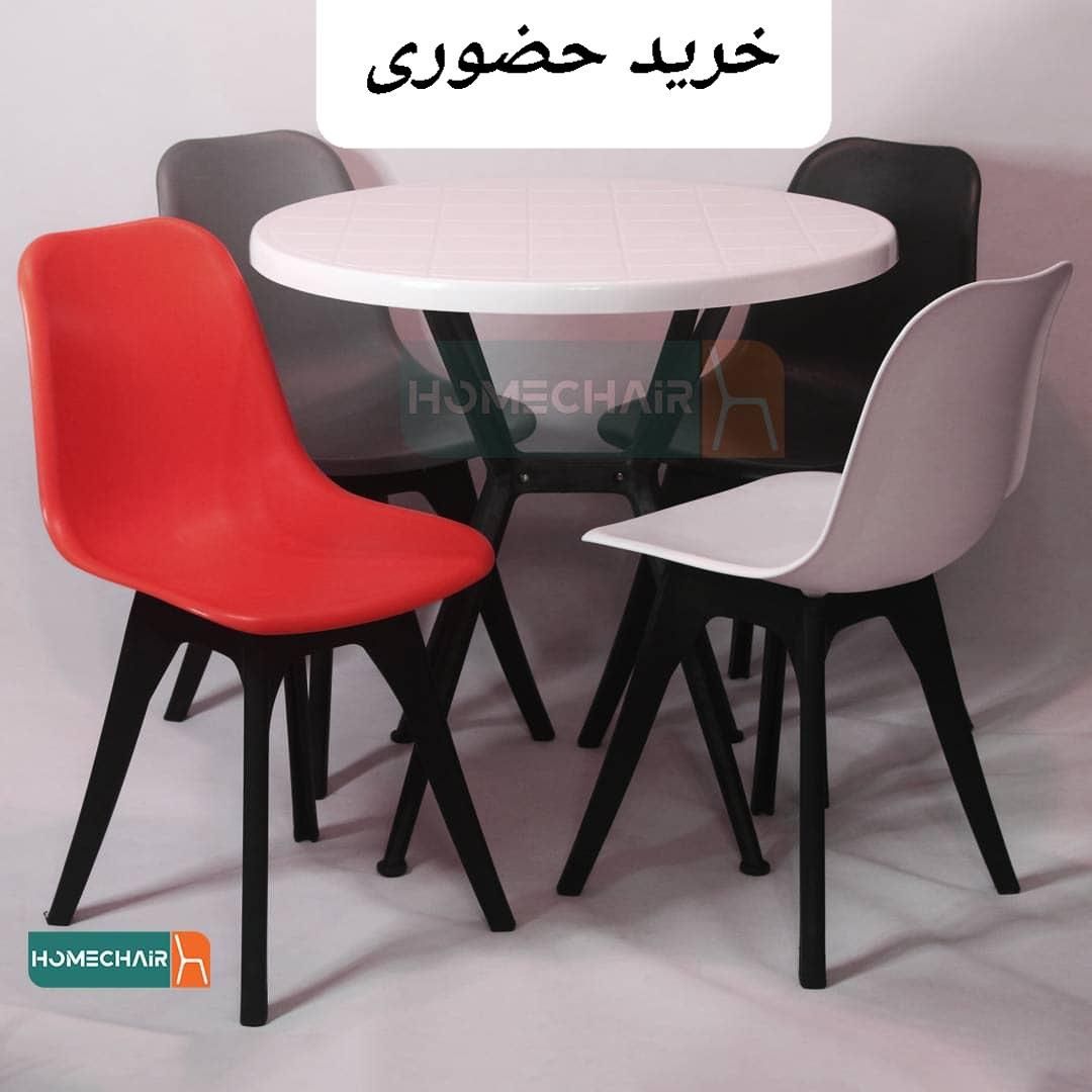 میز و صندلی تمام پلیمر PP540|میز و صندلی غذاخوری|اهواز, زیتون کارمندی|دیوار