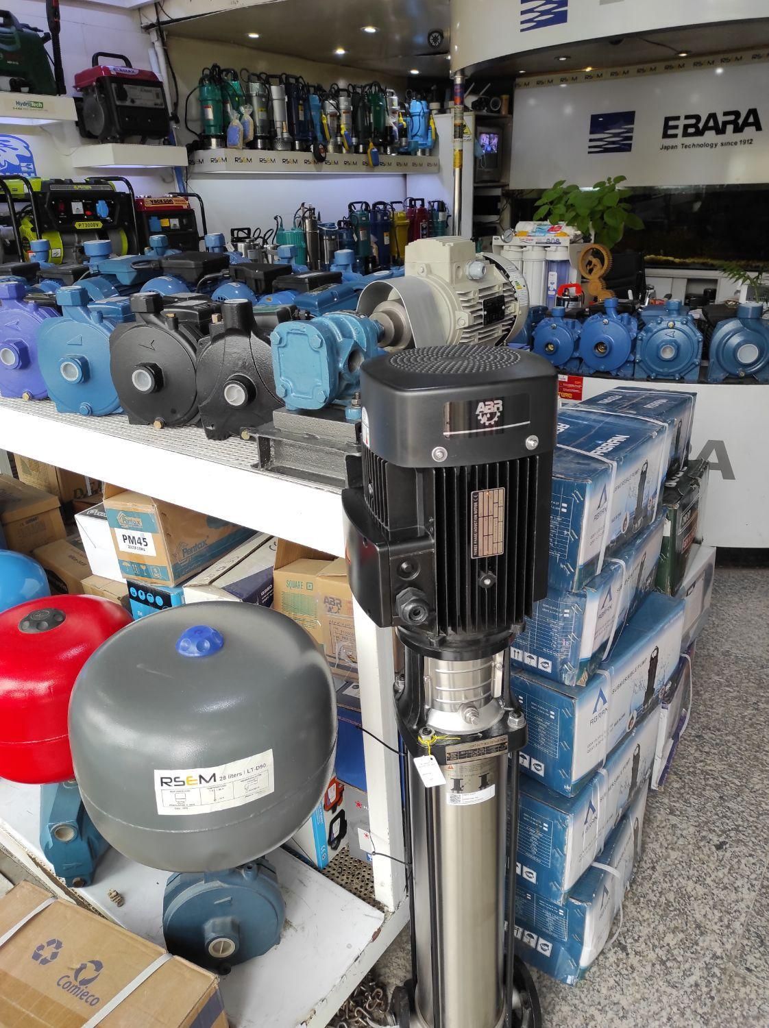 پمپ آب نیم اسب با اتوماتیک ست کنترل|مصالح و تجهیزات ساختمان|کرج, شهرک نهال و بذر|دیوار