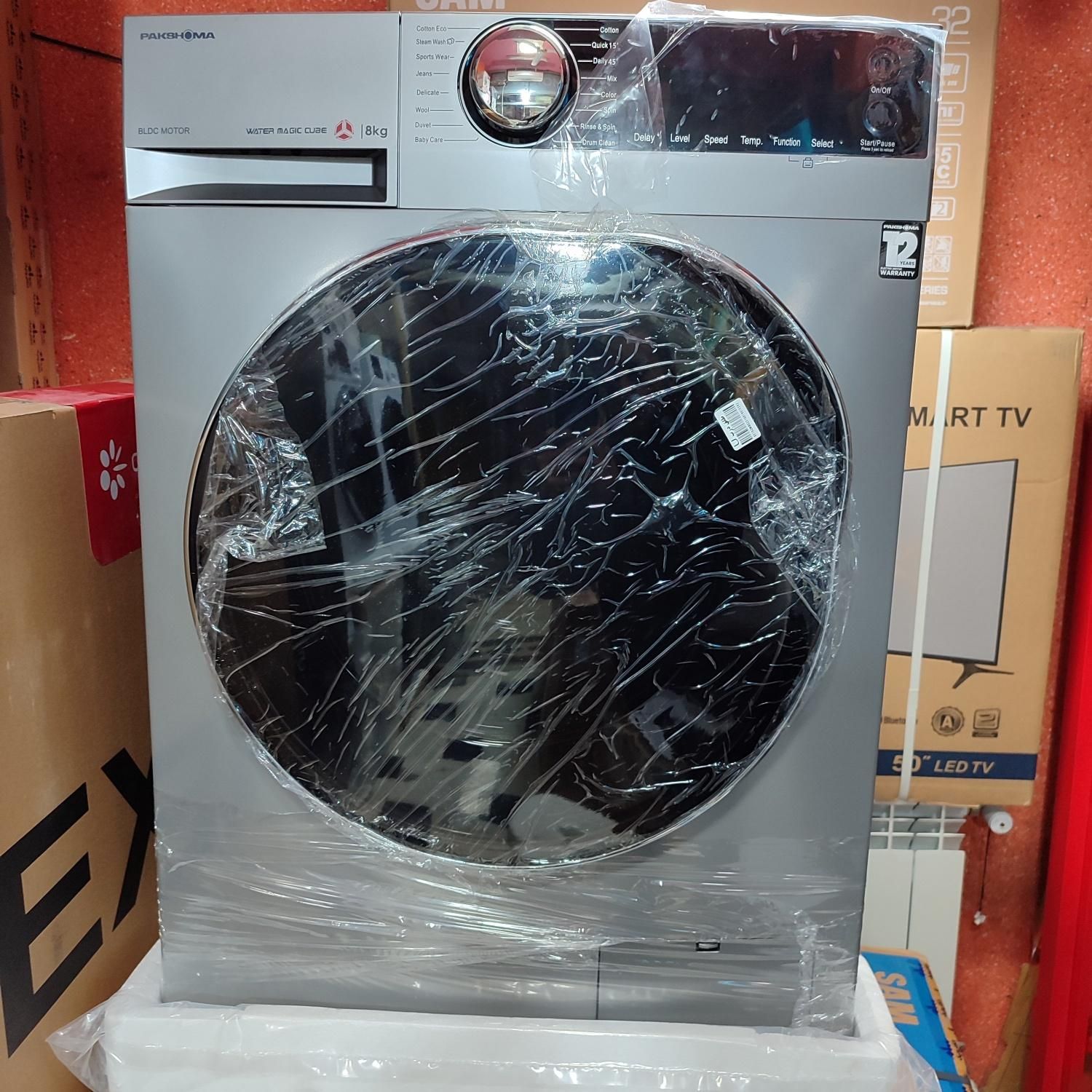 ماشین لباسشویی پاکشوما BWF-40127iWT بخارشور 9 کیلو|ماشین لباسشویی و خشک‌کن لباس|رشت, بازار|دیوار