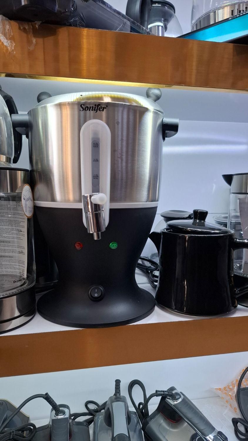 سماور برقی سونیفر قوری چینی  قطع کن با ارسال2200w|سماور، چای‌ساز، قهوه‌ساز|مشهد, شهید آوینی|دیوار