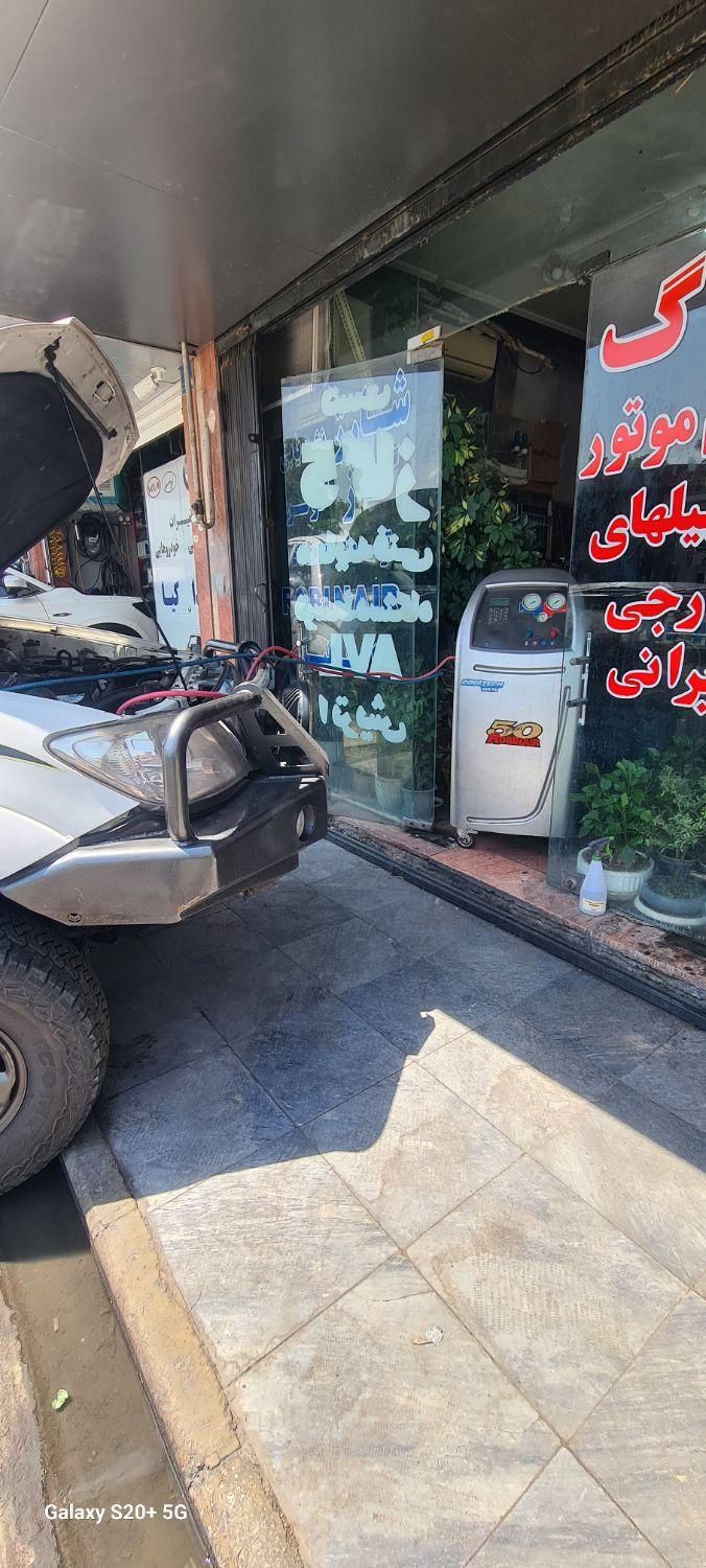 شارژ گاز کولر خودرو با دستگاه اتوماتیک ایتالیایی|خدمات موتور و ماشین|تهران, شهران شمالی|دیوار