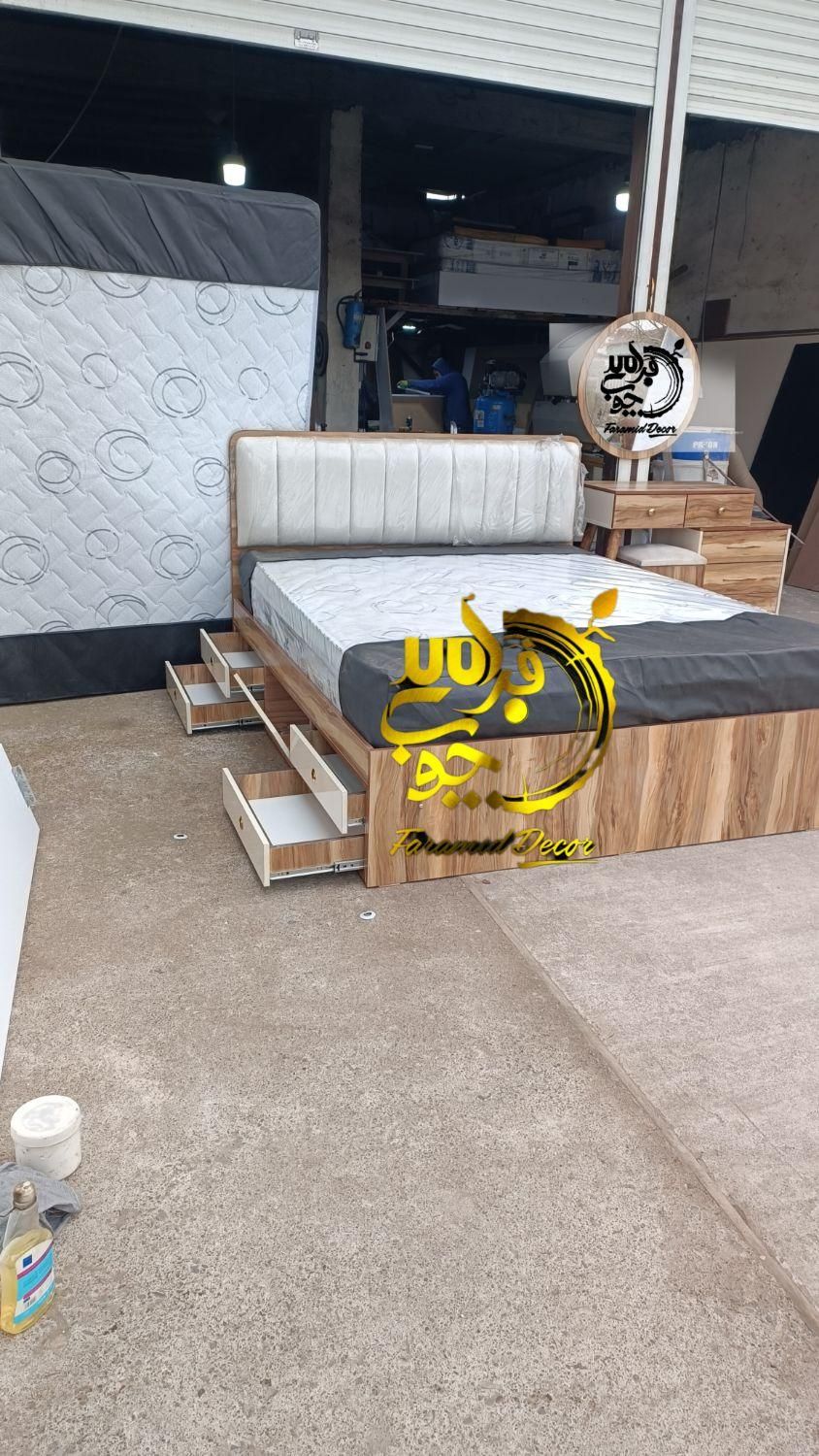 تخت و تختخواب مدل سامیتا**پخش رشت|تخت و سرویس خواب|رشت, استقامت ۲|دیوار