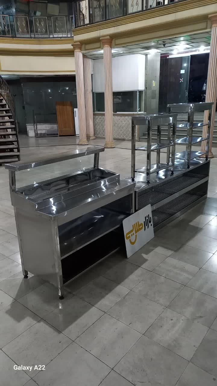 میز کار تاپینگ استیل سینک صنعتی آشپزخانه رستوران|کافیشاپ و رستوران|تهران, بیسیم|دیوار