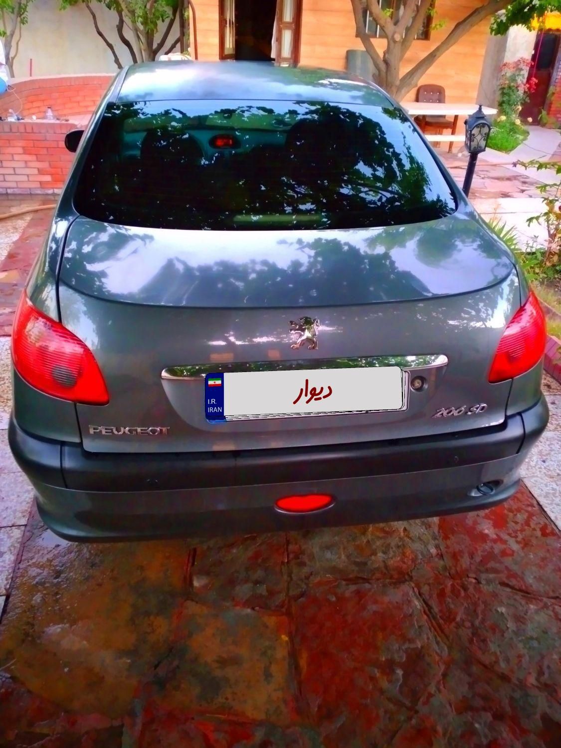 پژو 206 صندوقدار  SD v8|خودرو سواری و وانت|مشهد, الهیه|دیوار