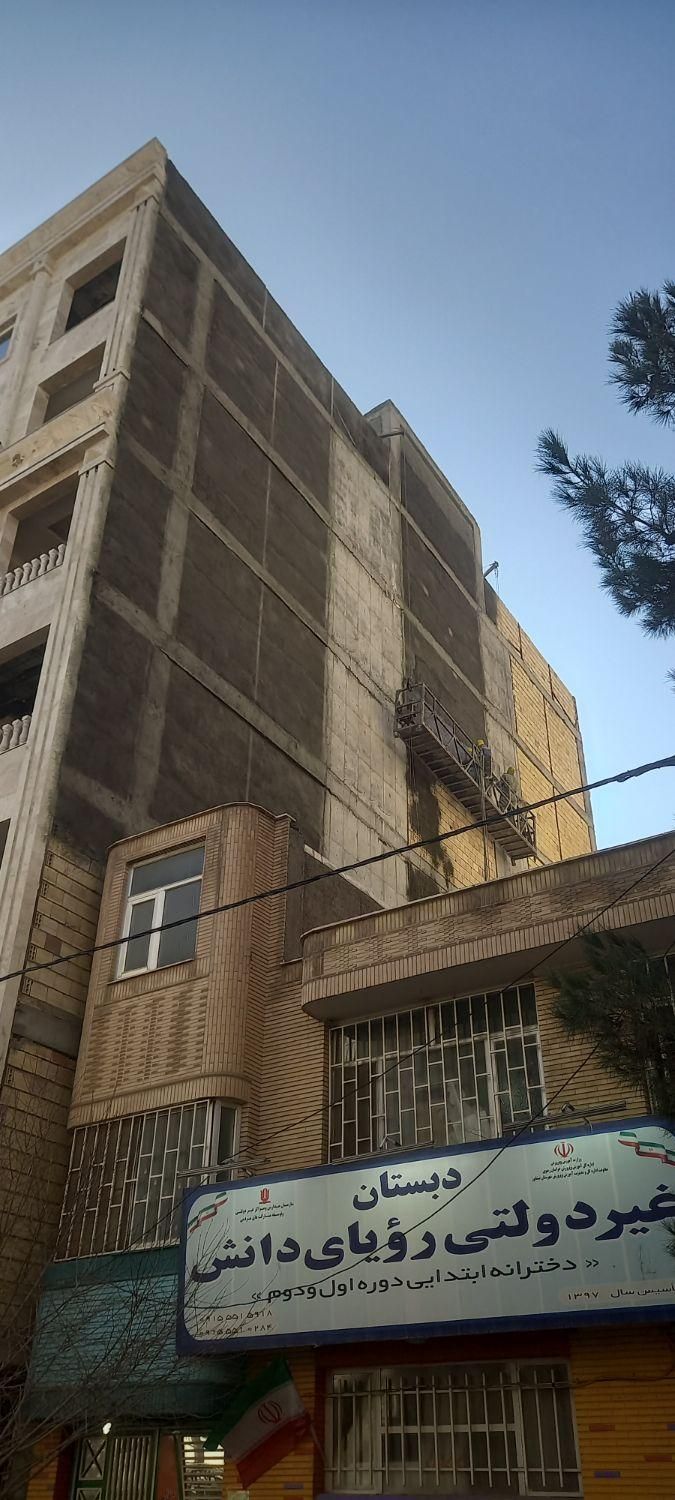 سیمانکاری با دستگاه شات بدون نیاز به داربست|خدمات پیشه و مهارت|نیشابور, شهرک اندیشه|دیوار