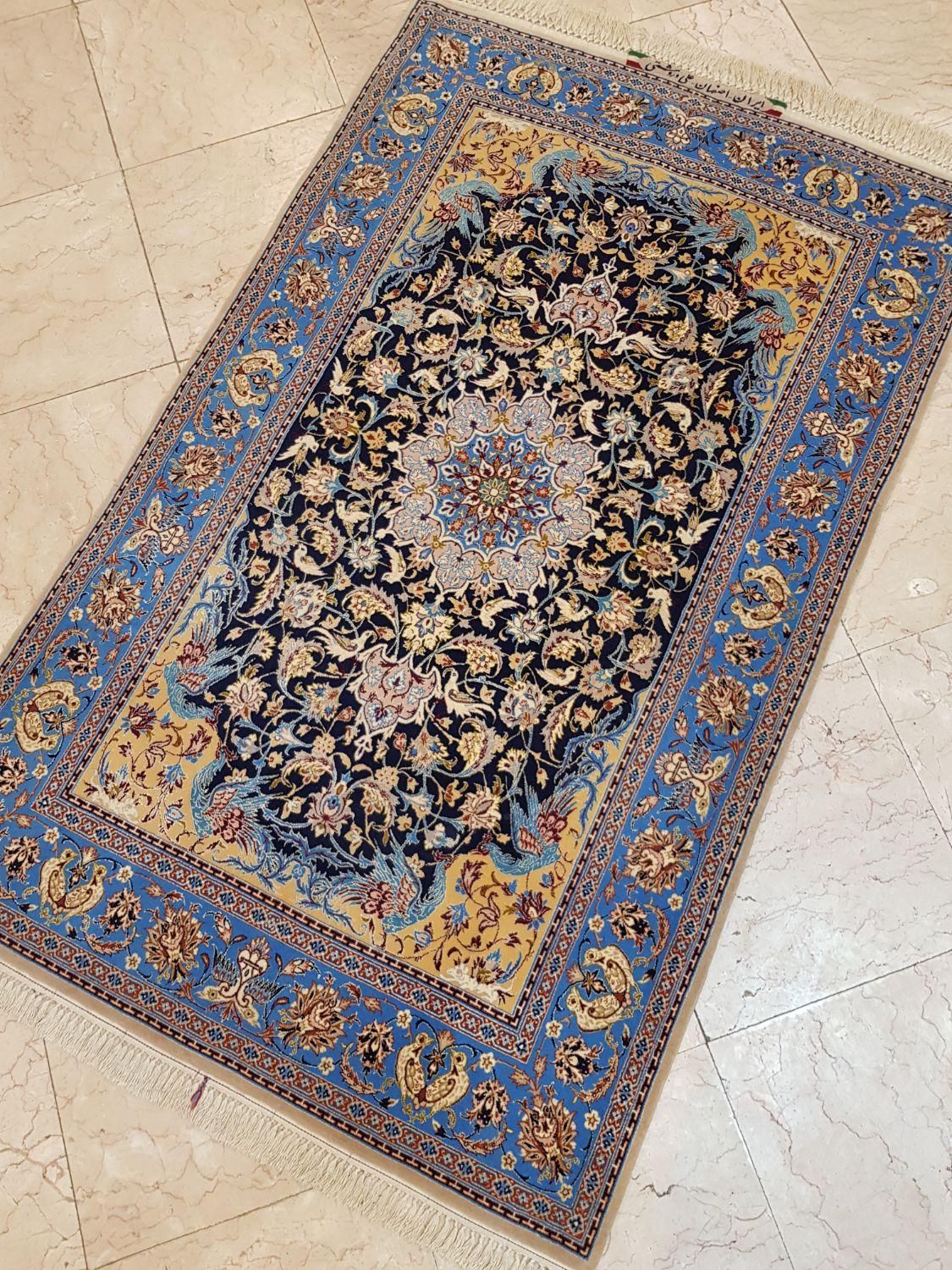 ذرع‌ونیم دستباف اصفهان آنتیک تک‌خفت مارکدار دردشتی|فرش|تهران, بازار|دیوار
