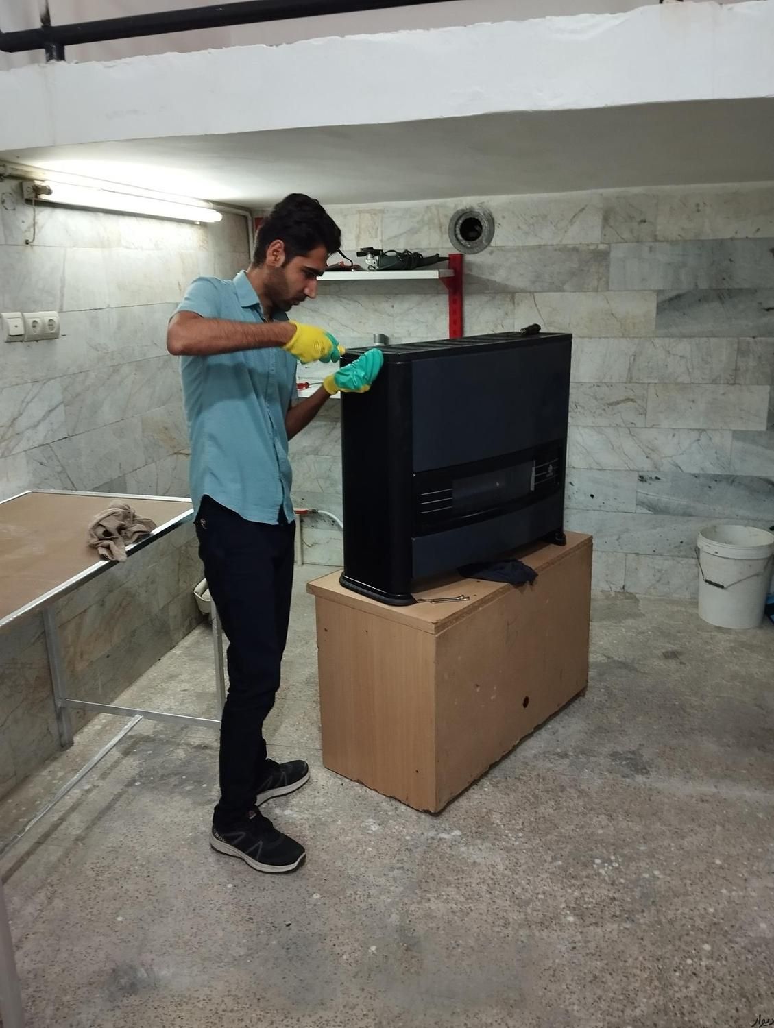 تعمیر آبگرمکن و بخاری آبی سوز|خدمات پیشه و مهارت|قائن, |دیوار