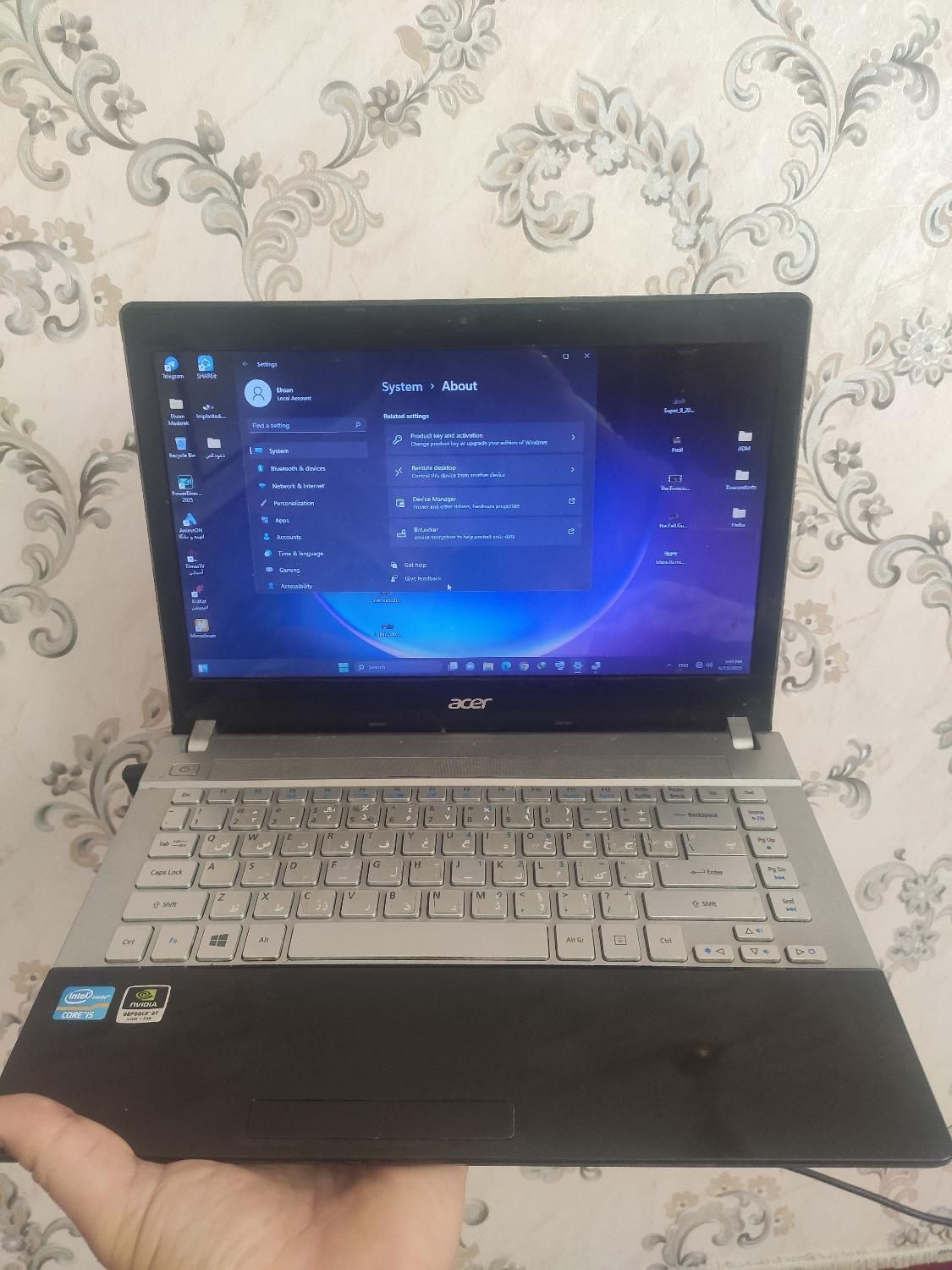 لپ تاپ Acer V3 471G|رایانه همراه|شیراز, شهرک بهشتی|دیوار