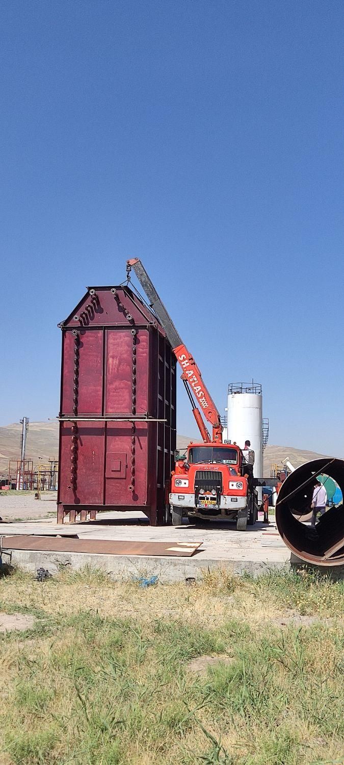 خدمات جرثقیل سنگین کفی  دکل بلند10.15،20 الی 50 تن|خدمات حمل و نقل|تبریز, |دیوار