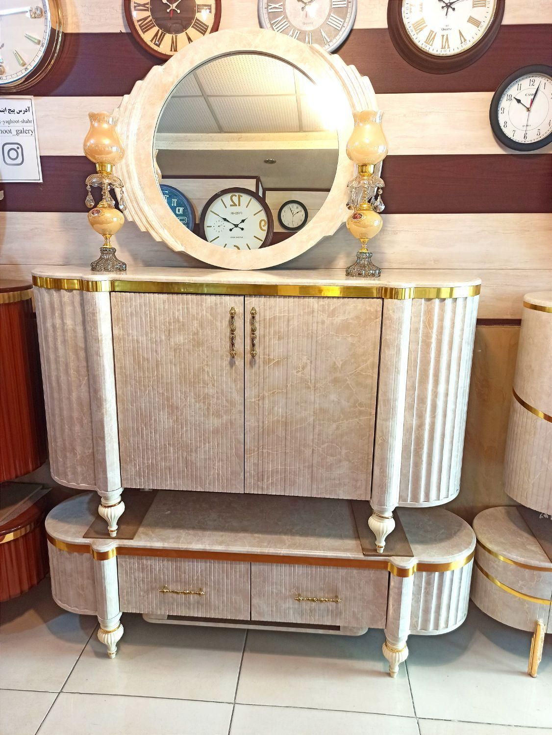 آینه کنسول ((مدل سلطنتی))|بوفه، ویترین، کنسول|ارومیه, |دیوار