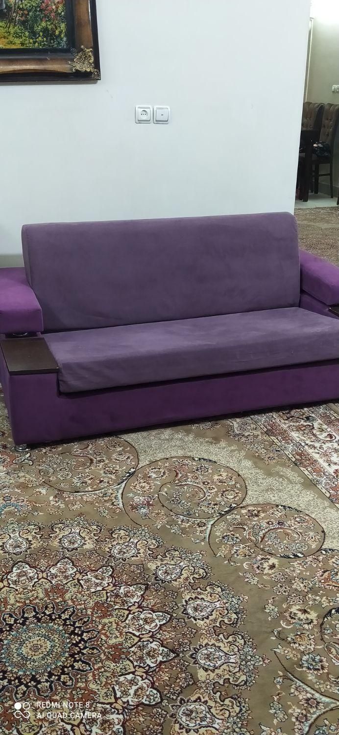 کاناپه تخت شو دونفره|مبلمان خانگی و میز عسلی|اصفهان, شاهزید|دیوار