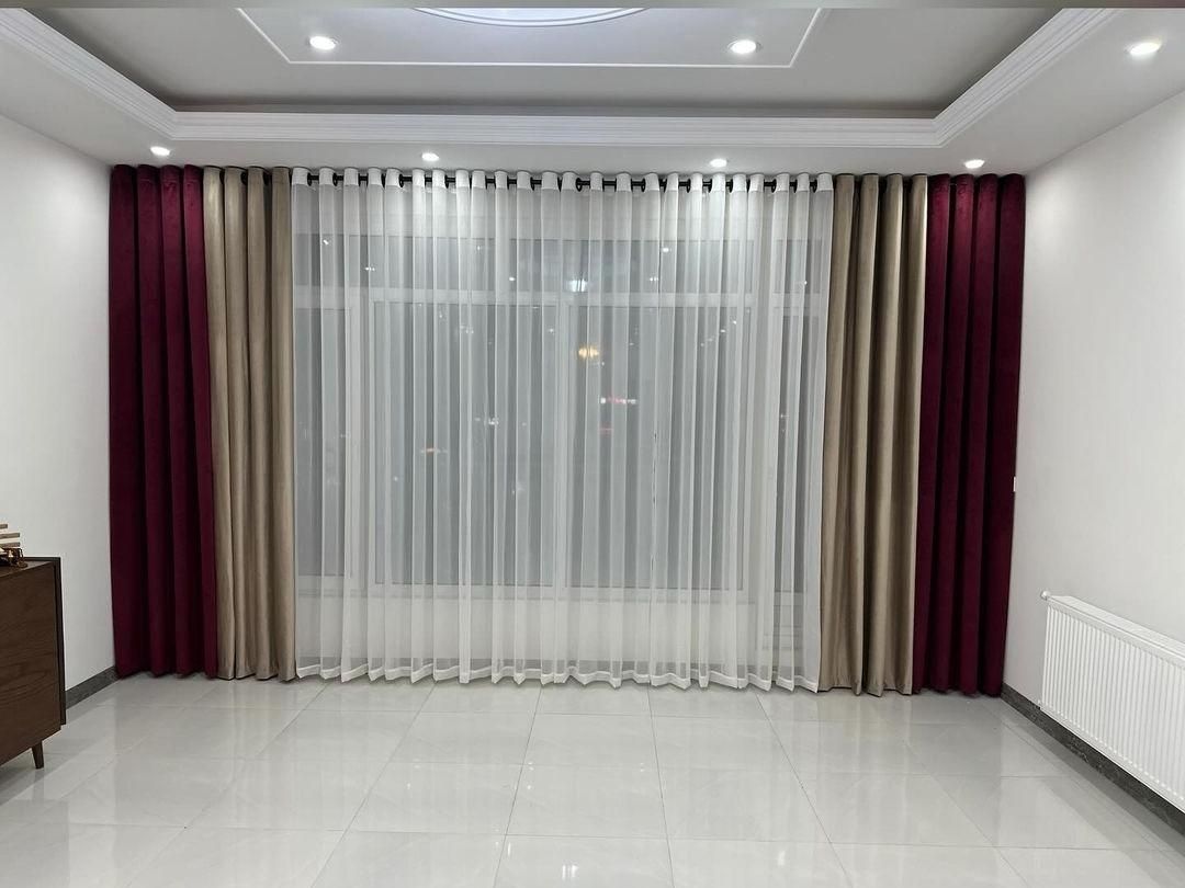 پرده آماده شریعتی۷۴|پرده، رانر، رومیزی|مشهد, الهیه|دیوار