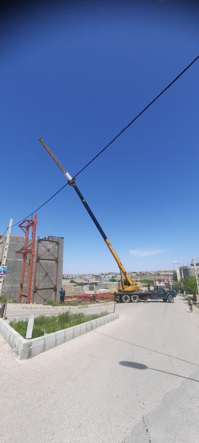 خدمات جرثقیل 16تنی مرادی. کبودرآهنگ.لالجین‌.بهار|خدمات حمل و نقل|کبودرآهنگ, |دیوار