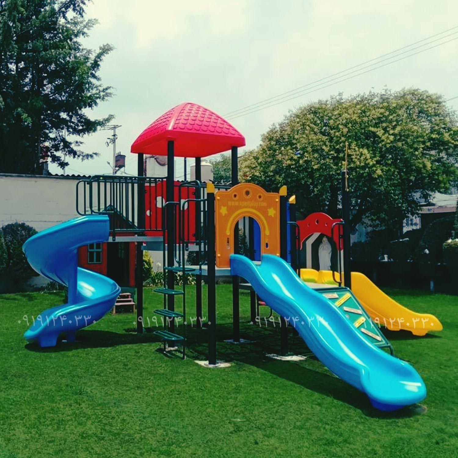 تولیدی مجموعه بازی پلی اتیلن تاب وسرسره مدرسه پارک|اسباببازی|تهران, فتح|دیوار