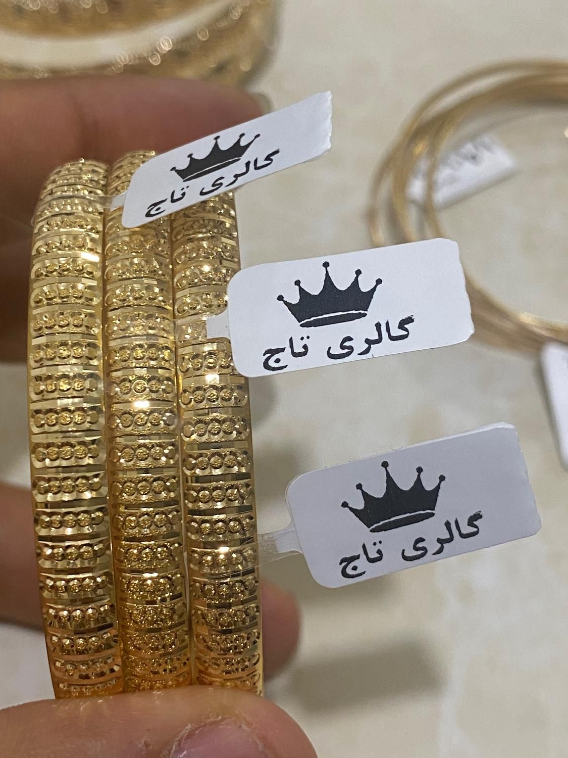 النگوطلا نیم تک طلا  النگو ایینه ای|جواهرات|مسجد سلیمان, |دیوار