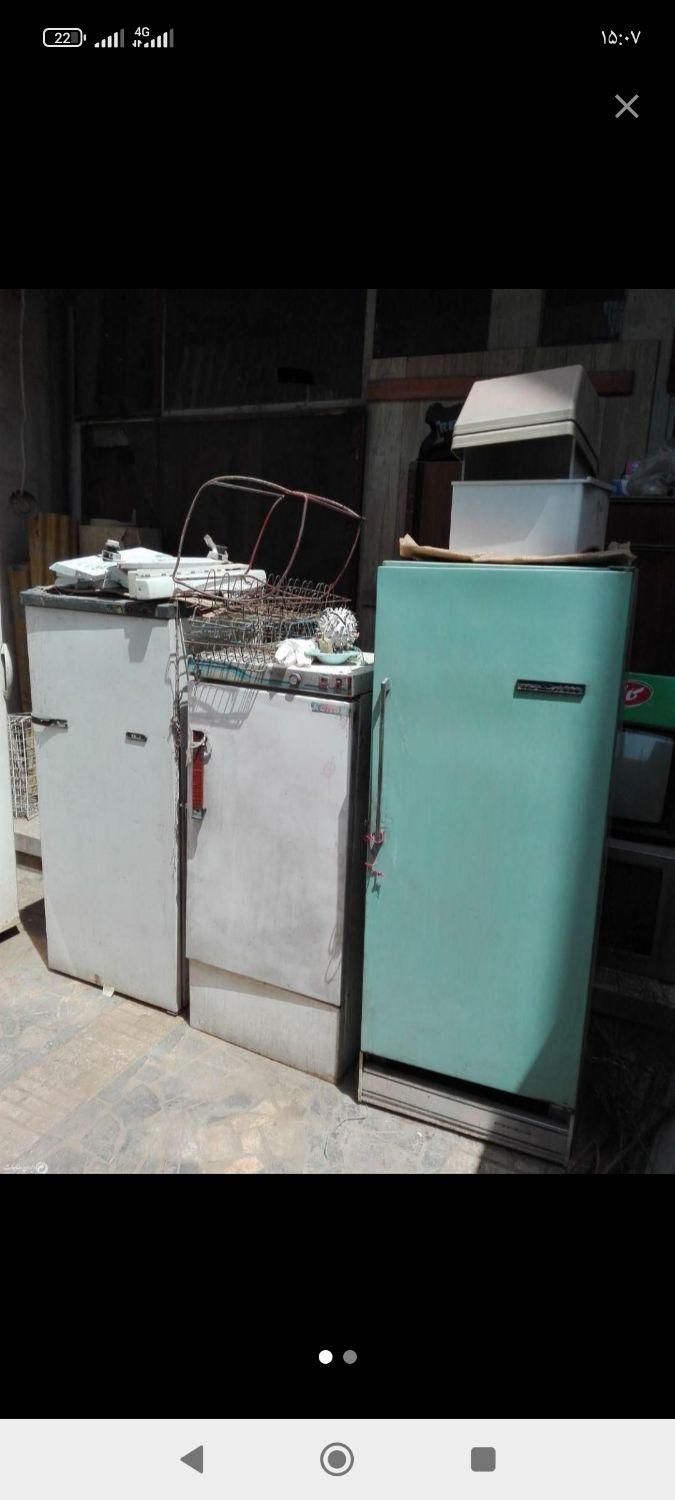 خریدار و فروشنده یخچال سوخته و سالم قدیمی در محل|یخچال و فریزر|مشکین‌دشت, |دیوار