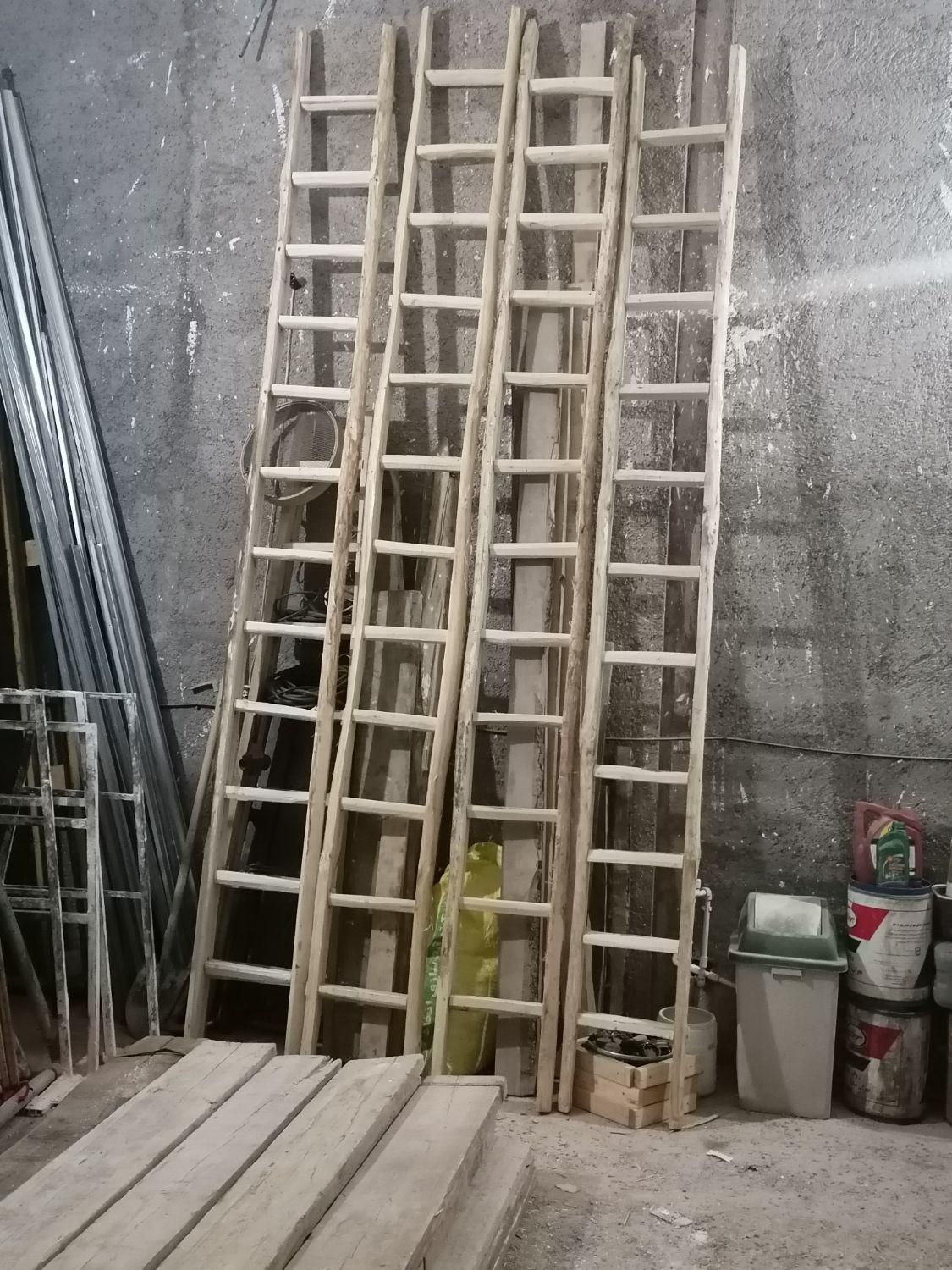 نردبان چوبی یک طرفه و دوطرفه|ابزارآلات|قزوین, |دیوار